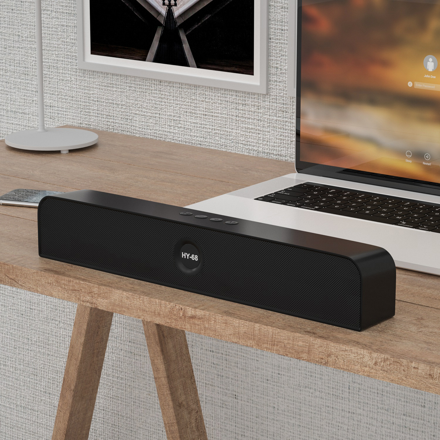 HY-68 Smart Bluetooth Soundbar - Image 3