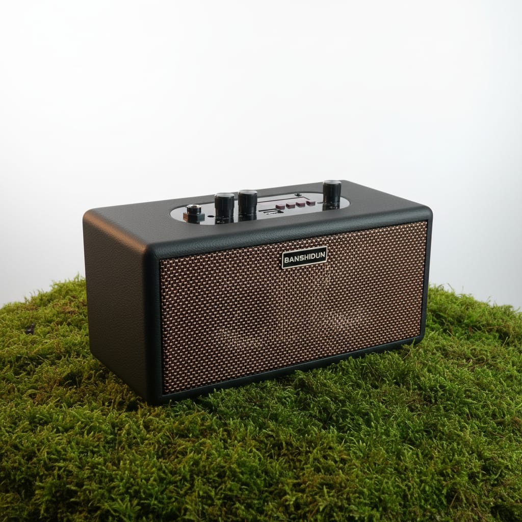 BANSHIDUN Dual Speaker Household Outdoor Portable Card Speaker - Image 7